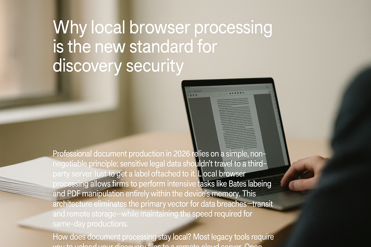 Why local browser processing is the new standard for discovery security