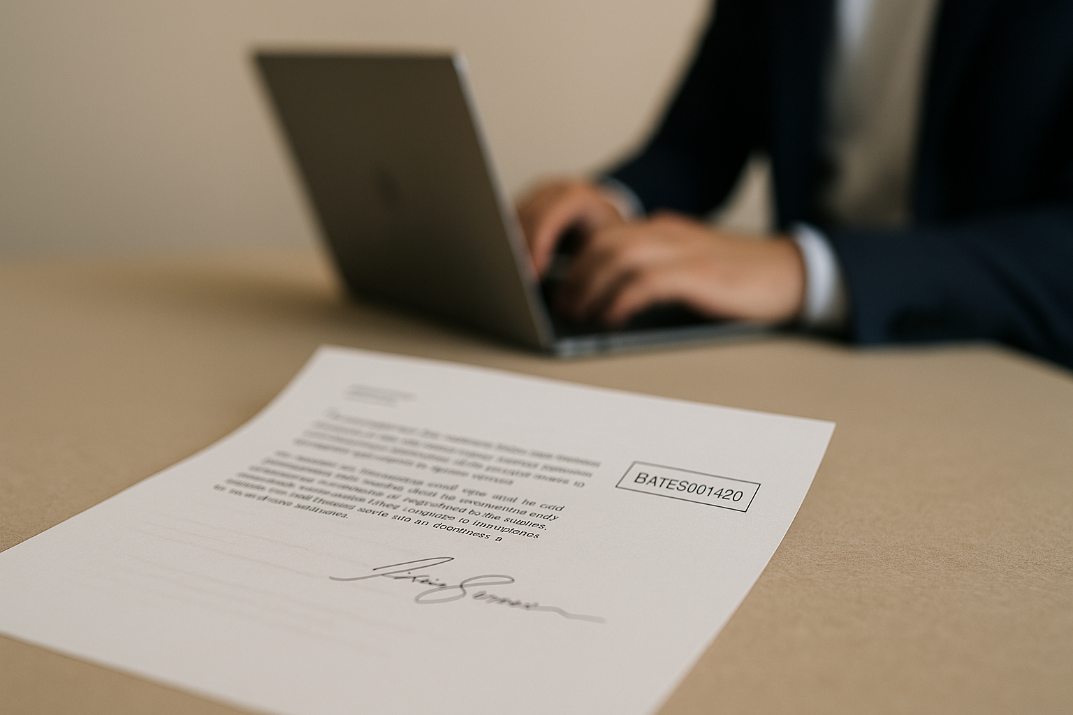 Why court-approved Bates formats require more than just a PDF stamp.